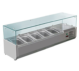 Вітрина для топінгу HURAKAN HKN-GXD1200GC