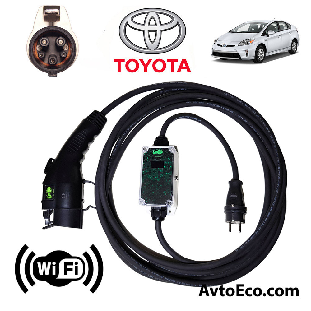Зарядний пристрій для електромобіля Toyota Prius Plug-in Hybrid AutoEco J1772-16A-Wi-Fi, фото 1