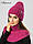 Ілона - жіноча шапка ангора на флісі. 16 кольорів!, фото 5