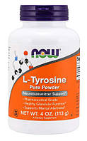 L-Tyrosine Pure Powder NOW, 113 грам