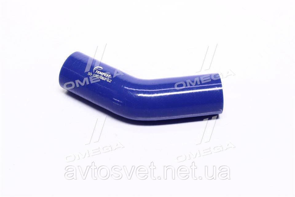 Патрубок радіатора МТЗ нижній силікон. (TEMPEST) 50-1303062-Б2