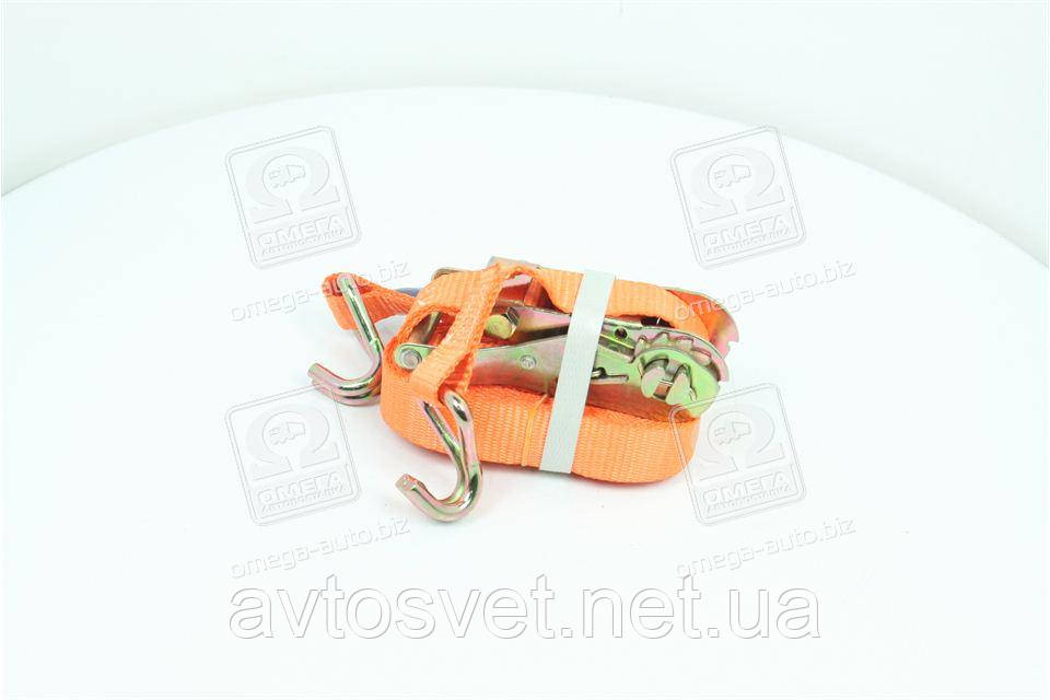 Стяжка вантажу, 1.5 t. 27mm.x5m.(0.5+4.5) метал. ручка DK-3941