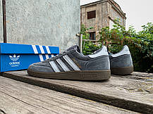 Чоловічі кросівки кеди Adidas Handball Spezial сірі, фото 6