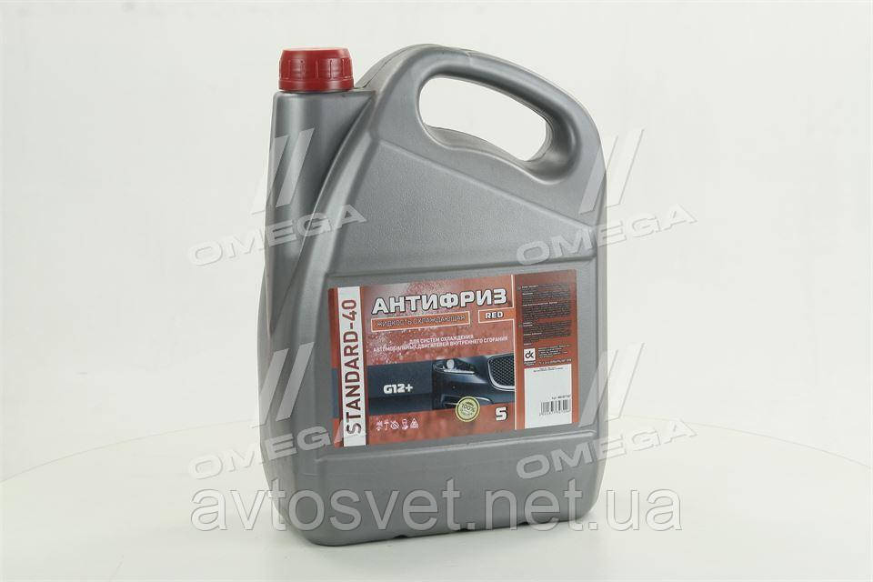Антифриз G12+ STANDART-40 LONG LIFE Червоний (4,5 кг) 4802877307