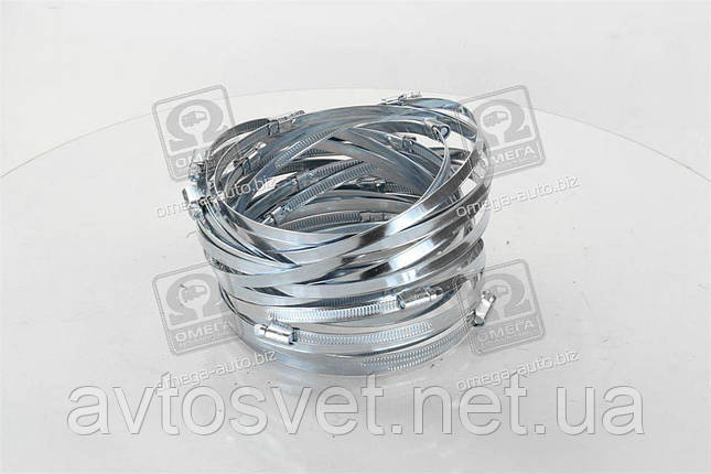 Хомут затяжной оцинкованый 140-160мм. Germany-Тип, 1уп./20шт. DKG-140-160/20, фото 1