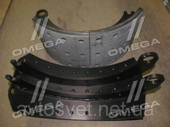 Колодка гальмівний. у зборі КАМАЗ ЄВРО (вир-во Трібо) 6520-3501090, фото 1