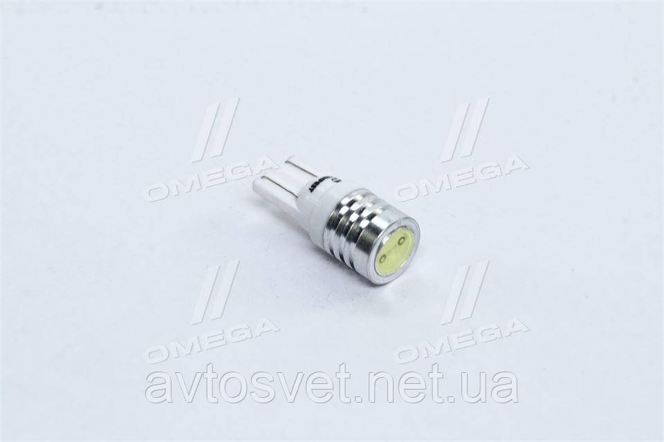 Лампа LED б/ц габарит і панель приладів T10-1LED 24V High Power Led WHITE tmp-02T10-24V
