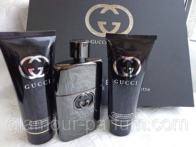 Подарочный набор для мужчин Gucci Guilty Intense Pour Homme ( Гучи Гилти Интенс пур Хоум) - фото 1 - id-p14676199