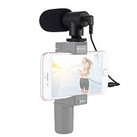 Микрофон для съемки - для камеры / смартфона Puluz PU3017 6м (3.5mm) холодный башмак