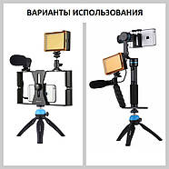 Мікрофон для знімання — для камери/смартфона Puluz PU3017 6 м (3.5mm) холодний башмак, фото 5