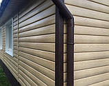 Сайдинг вініловий TIMBERBLOCK Ю-пласт блок-хаус панель 3,4х0,23. Тимберблок Дуб золотистий, фото 9
