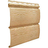 Сайдинг вініловий TIMBERBLOCK Ю-пласт блок-хаус панель 3,4х0,23. Тимберблок Дуб золотистий, фото 2