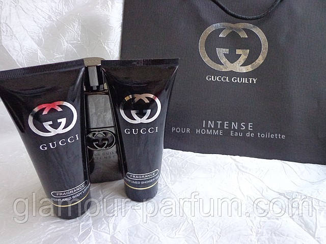 Подарочный набор для мужчин Gucci Guilty Intense Pour Homme ( Гучи Гилти Интенс пур Хоум) - фото 5 - id-p14676199
