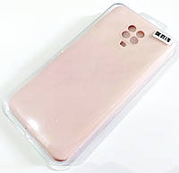Чохол для Xiaomi Redmi Note 9 Pro / Note 9S / Note 9 Pro Max матовий Silicone Case Full Cover Macarons Color Рожевий