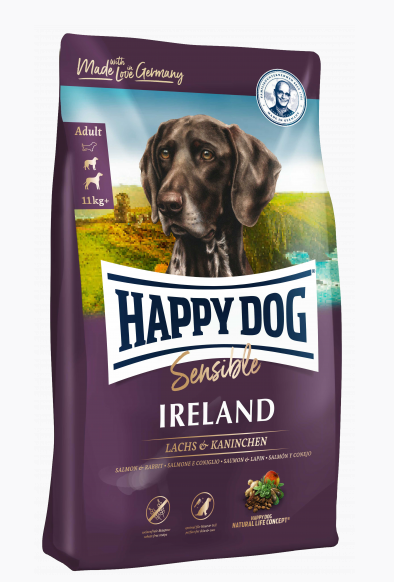 Happy Dog Ireland 4кг гіпоалергенний корм для собак (лосось,кролик)