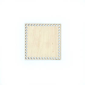 Денце з фанери квадратне, чисте (14*14 см)