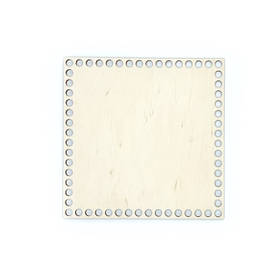 Денце з фанери квадратне, чисте (16*16 см)