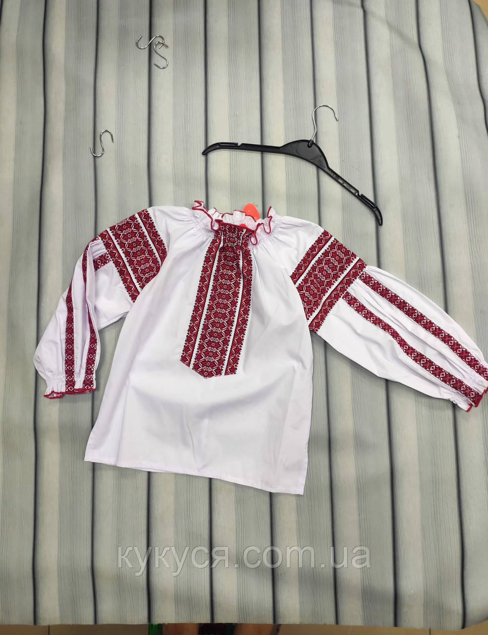 Вишиванка з рукавом для дівчинки