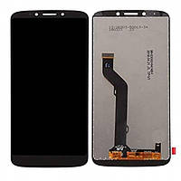 Дисплей Motorola XT1924-1, XT1924-2 Moto E5 Plus с сенсором (тачскрином) черный Оригинал (Тестирован)