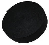 Резинка для одежды (60мм/40м) черная