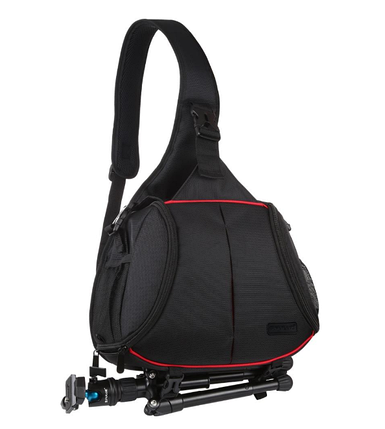 Трикутний рюкзак слінг для фото аксесуарів та фотоапарата Puluz, фото 2