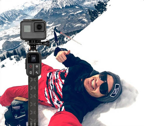 Карбоновий монопод Telesin для Osmo Action,GoPro,Xiaomi (GP-MNP-90D), фото 1