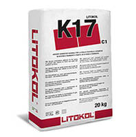 Litokol К17, 20кг - Литокол К17- серый клей для плитки