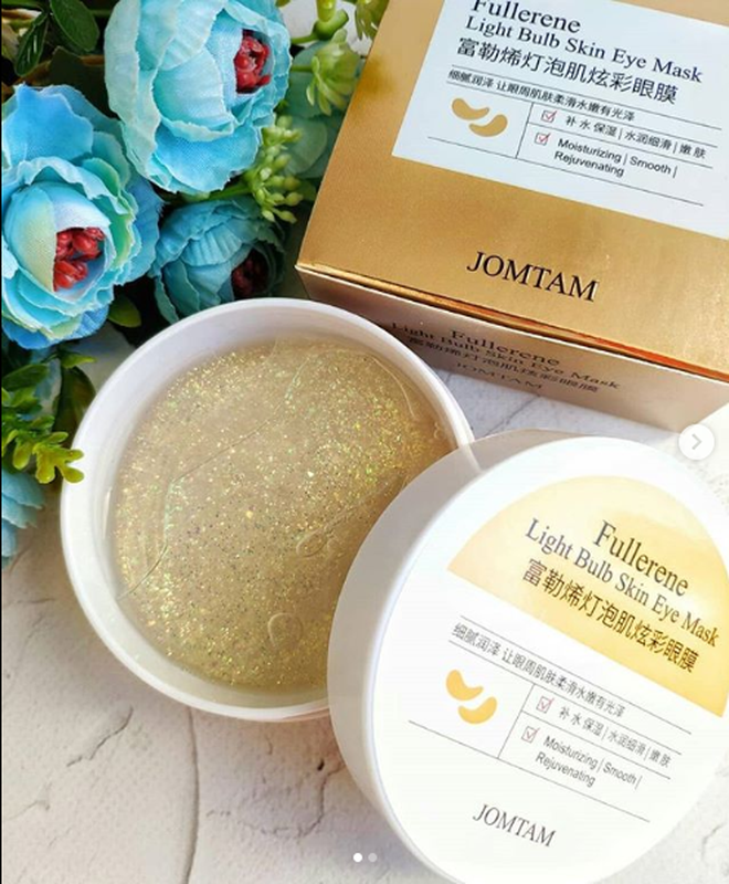 Гідрогелеві патчі з фулереном JOMTAM Fullerene Light Bulb Eye Mask, 60шт