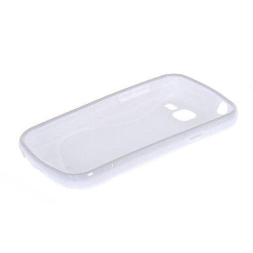 Чохол Mobiking Silicon Case Samsung S7390 7392 White