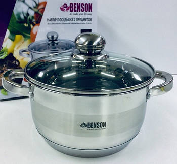 Каструля з кришкою нержсталь 3.5 л BN-219 (6)