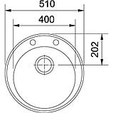 Гранітна мийка Franke Ronda ROG 610-41 сахара 510, фото 2