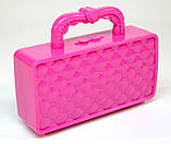 Набір косметики 2959A у валізці, тіні, помада, блиск для губ, у валізці, в коробці, фото 5