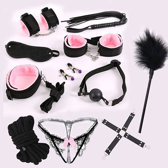 Сексуальний набір Sunspice Набір 11 предметів - рожевий