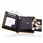 Чоловічий шкіряний гаманець Betlewski з RFID 12,2 х 9,6 х 2,5 (BPM-DP-62) - чорний, фото 4