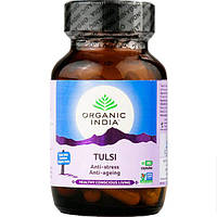 Тулсі 60 кап, Органік, Tulsi Capsules Organic India, Тулсі Органік, Аюрведа Здесь