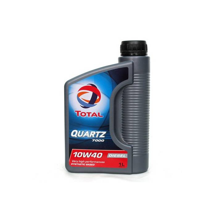 Моторное масло Total Quartz 7000 DIESEL 10w-40 1л полусинтетика для Volkswagen Mercedes-Benz Peugeot Citroen - фото 1 - id-p171070015