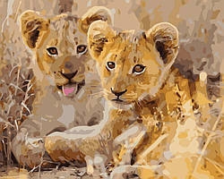 Художній творчий набір, картина за номерами Відданість львів, 50x40 см, «Art Story» (AS0735)