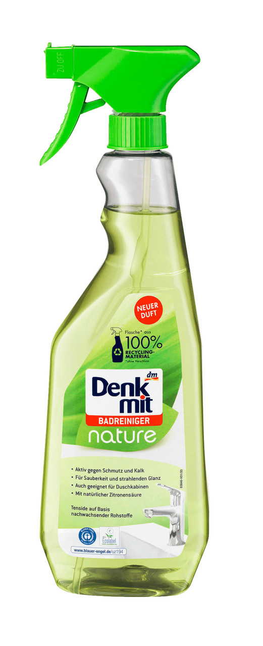 Миючий еко-засіб для ванни та душа Denkmit Badreiniger Nature 750 мл