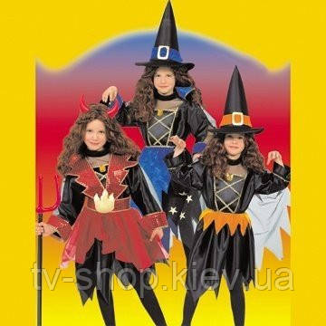 Карнавальний костюм Відьмочка, молоконя, Чавун'яна 3 в 1 (120/130 см), фото 1