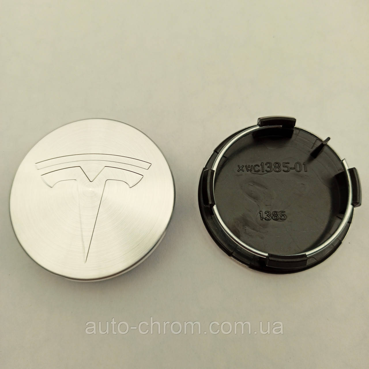 Ковпачок у диск Tesla 50-57 мм сірий, фото 1