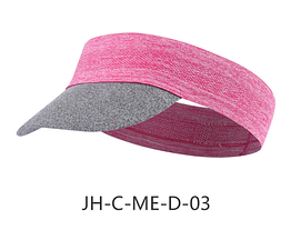 Візерунок/кепка NORTH FLAG у формі обруча з гнучким складаним козирком і силіконовими кільцями для фіксації ME-D РОЖЕВИЙ+СІРИЙ (ME-D-03)