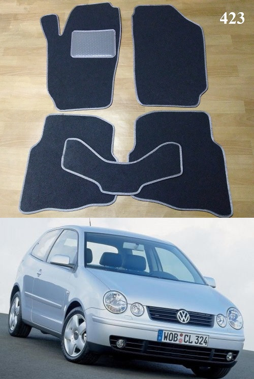 Ворсові килимки на Volkswagen Polo '02-05