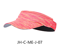 Визор / кепка повязка теннисная NORTH FLAG в виде обруча с козырьком с махровой вставкой для впитывания пота ОРАНЖЕВЫЙ МЕЛАНЖ (JH-C-ME-J-07)