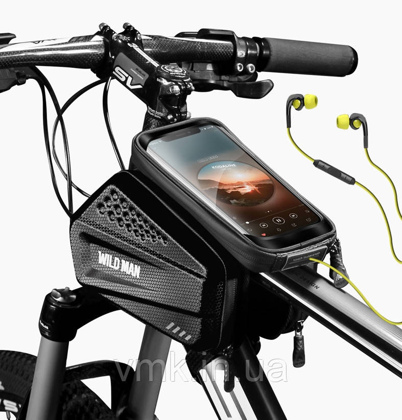 Сумка на раму велосипеда з відділом для смартфона (ВС-231)