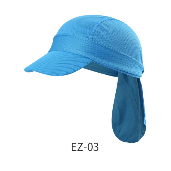 Кепка / бандана NORTHFLAG спорт з гнучким складним козирком з захистом для шиї від сонця EZ БЛАКИТНИЙ (EZ-03), фото 1