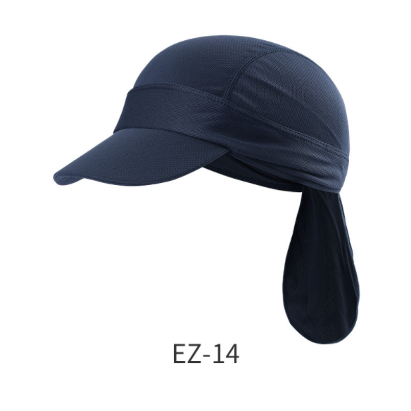 Кепка / бандана NORTHFLAG спорт з гнучким складним козирком з захистом для шиї від сонця EZ ТЕМНО-СИНІЙ (EZ-14), фото 1