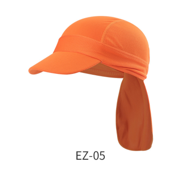 Кепка / бандана NORTHFLAG спорт з гнучким складним козирком з захистом для шиї від сонця EZ ОРАНЖЕВИЙ (EZ-05), фото 1