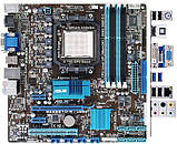 ТОПОВА Плата AMD sAM3 на DDR3 ! ASUS M4A88TD-M/USB3 140W ! з HDMI Розуміє АБСОЛЮТНО ВСІ 2-6 ЯДЕРНІ ПРОЦИ, фото 3