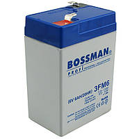 Аккумулятор Bossman 3FM6,0 profi ( 6v 6Ah)