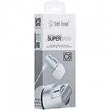 Навушники Celebrat C8 ( Super Bass ) Silver, фото 3